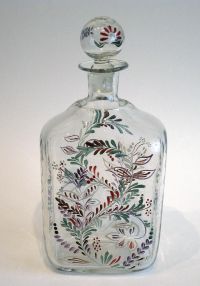 Maalattu pullo, painted bottle 