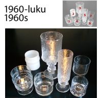 Timo Sarpaneva, lasistoja 1960-luku, glas sets 1960s